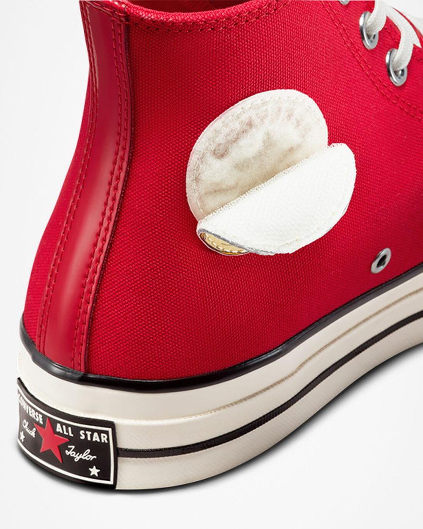 Tenisi Inalti Dama Converse Chuck 70 Year of the Rabbit Rosii Albi Negrii | RO GXPVI230